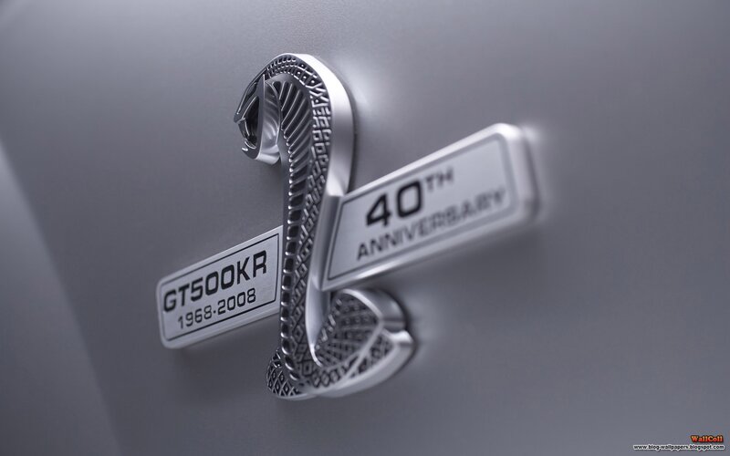 Cobra Emblem on Car — Silver
