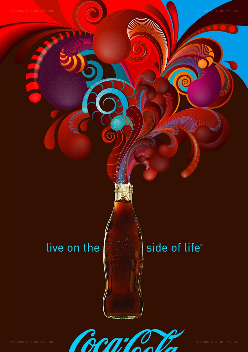 Coca-Cola abstract advertisement