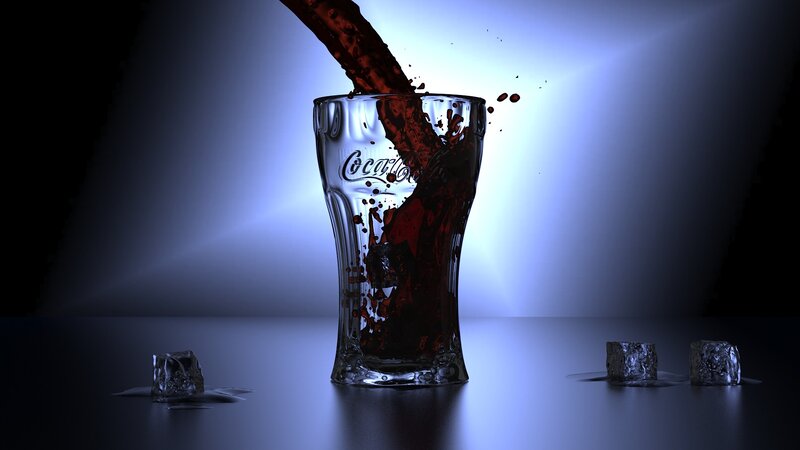 Coca-Cola Being Poured