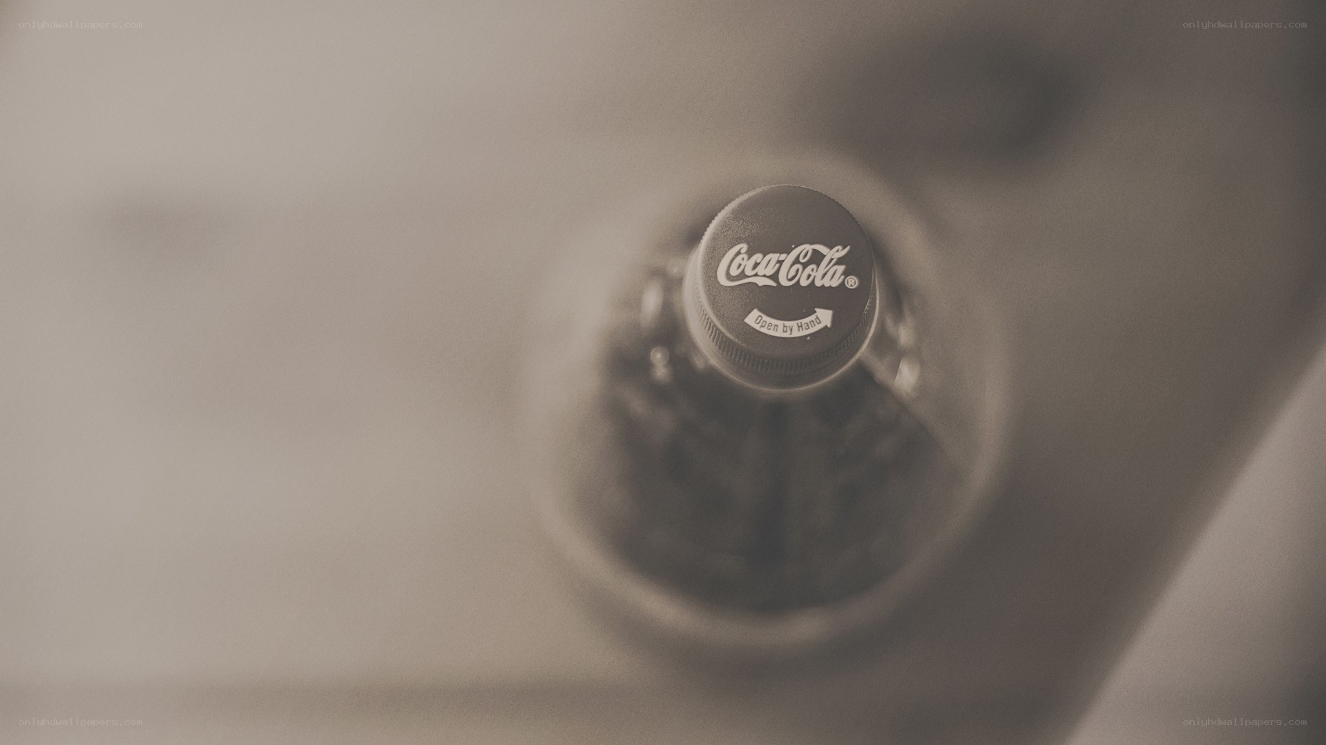 Coca-Cola bottle cap close-up