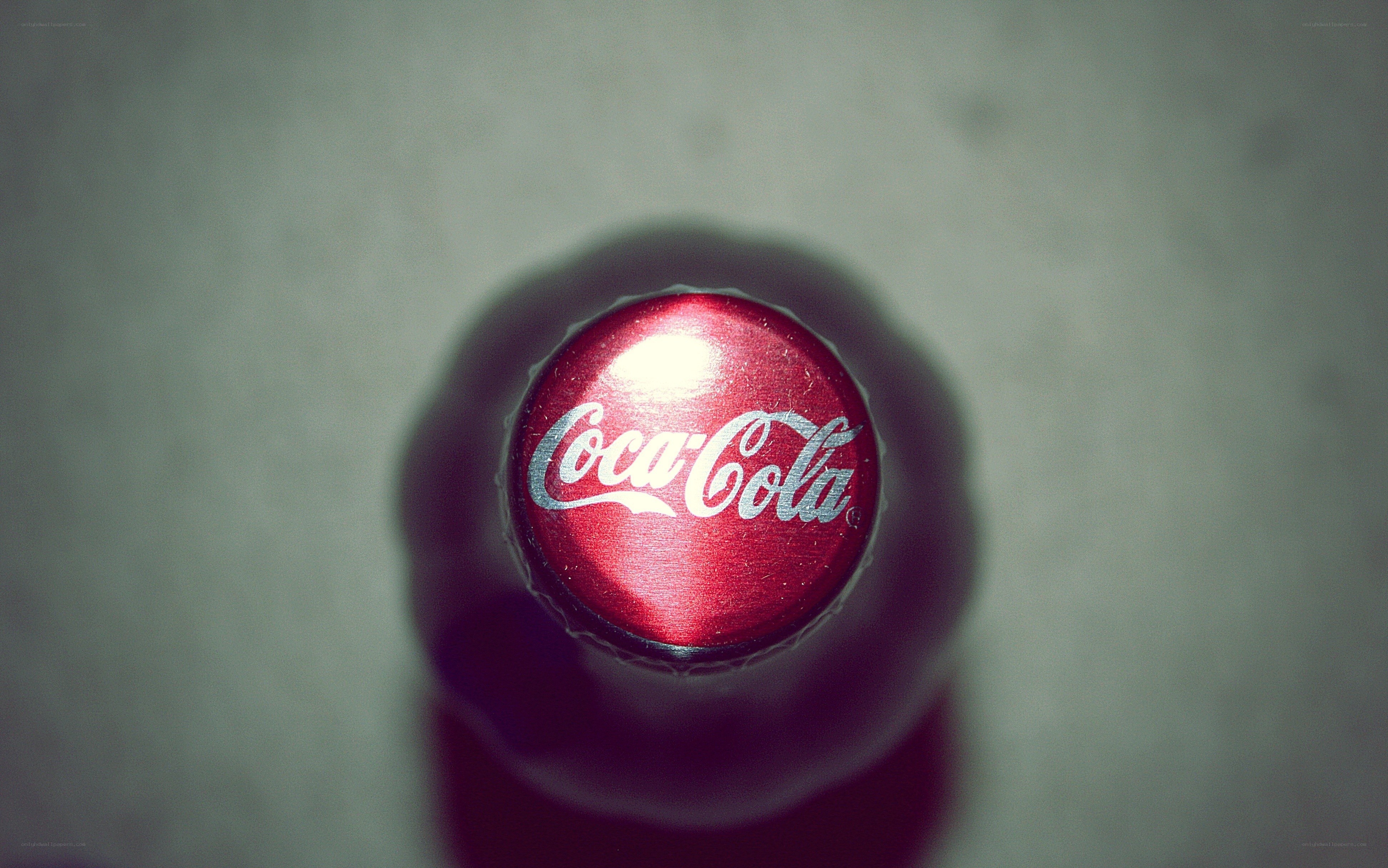 Coca-Cola bottle cap close-up