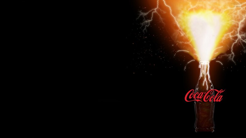 Coca-Cola Bottle Explosion — Black