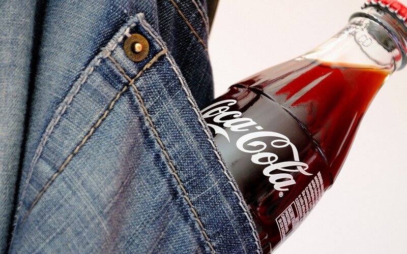 Coca-Cola Bottle in Pocket