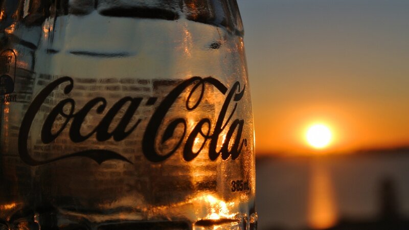 Coca-Cola Bottle — Orange, Serene