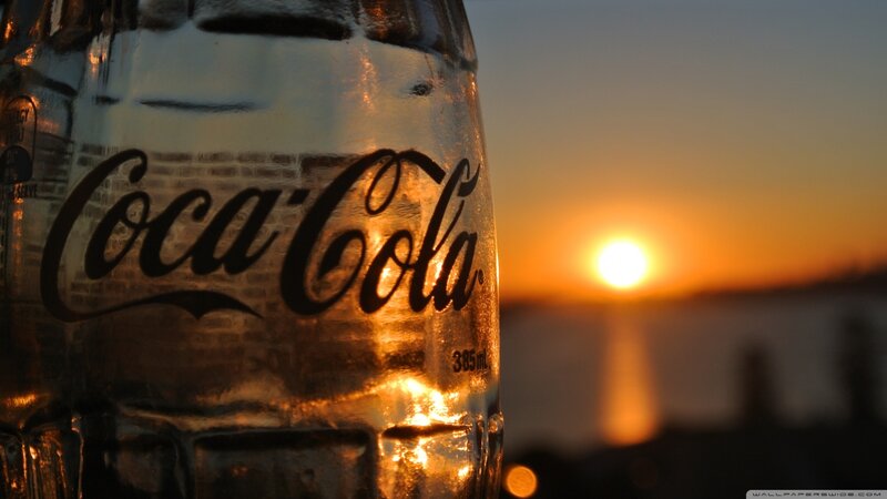 Coca-Cola Bottle — Orange