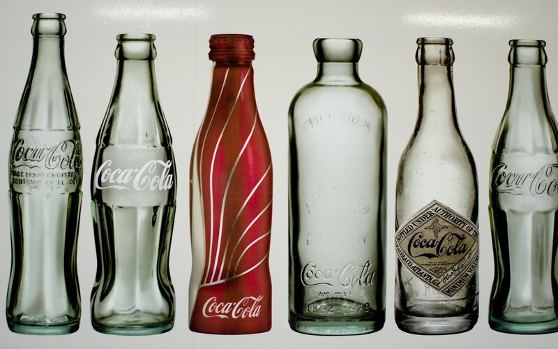 Coca-Cola Bottles — Green, Neutral
