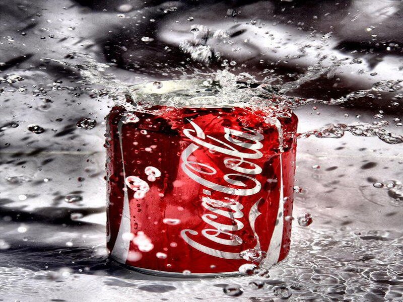 Coca-Cola Can in Water