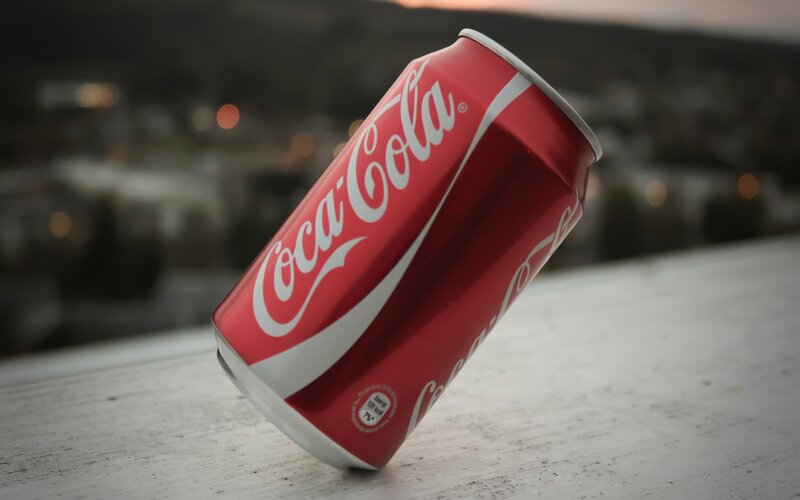 Coca-Cola Can on Surface