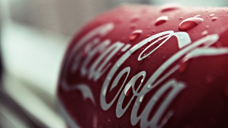 Coca-Cola Can — Red, Refreshing, Photograph