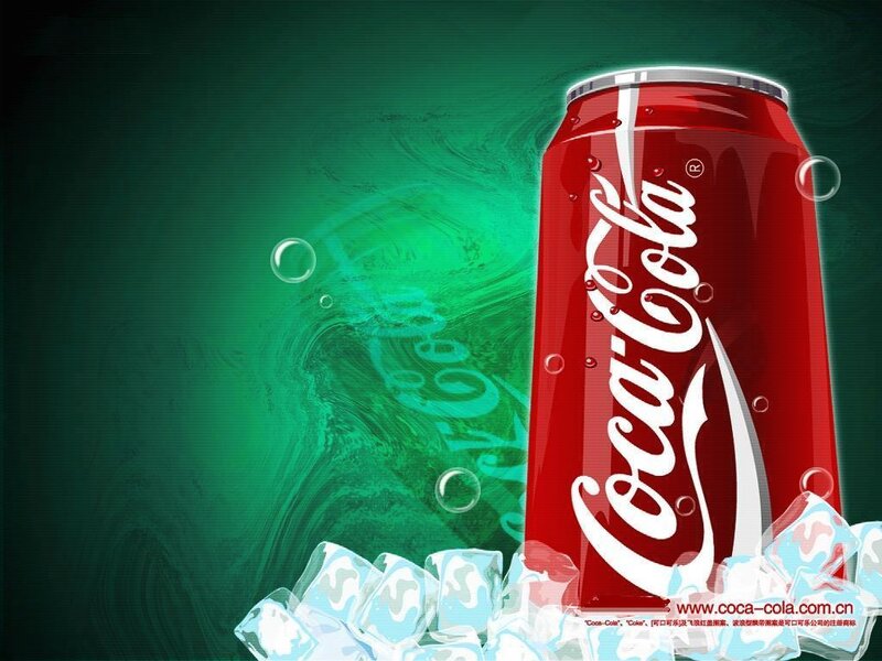 Coca-Cola Can with Ice