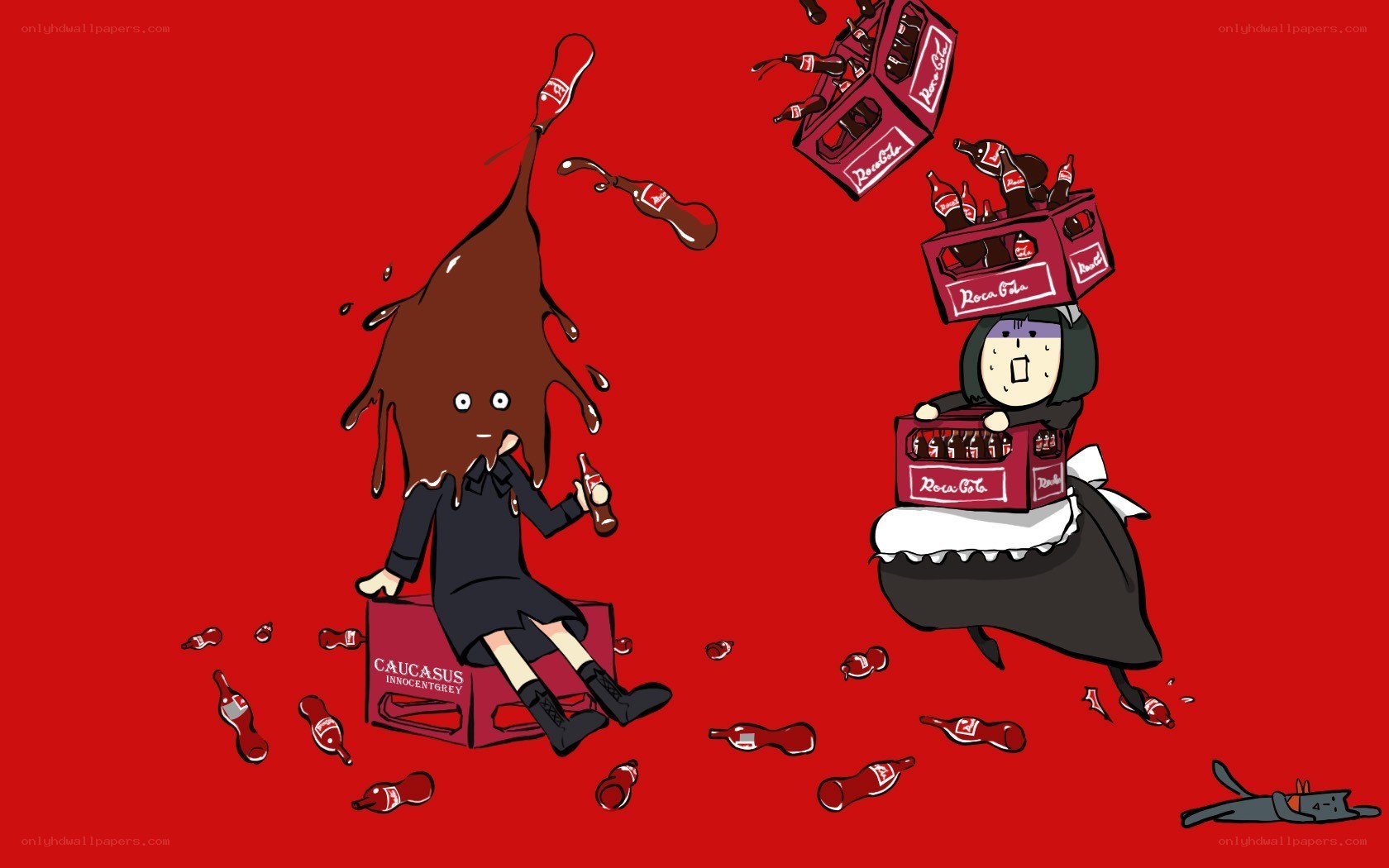Coca-Cola chaos cartoon