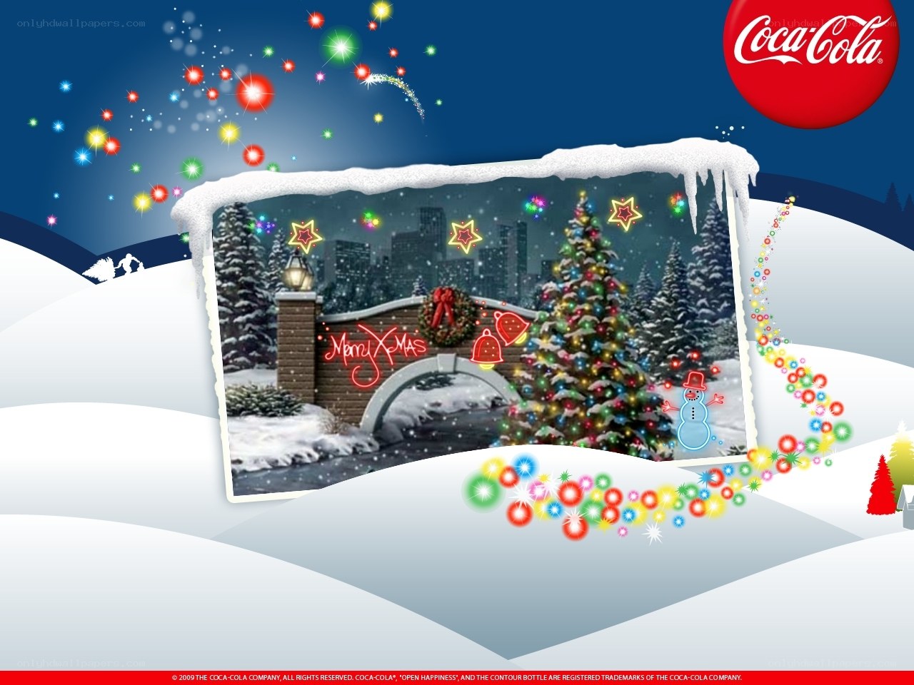 Coca-Cola Christmas scene