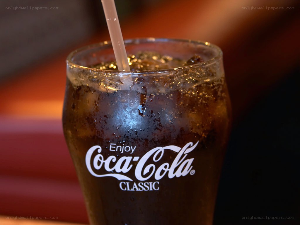 Coca-Cola Classic in a glass