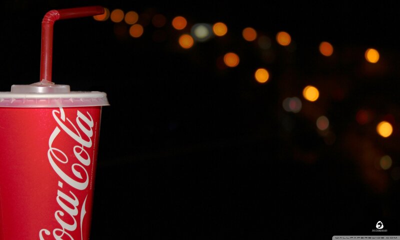 Coca-Cola Cup at Night