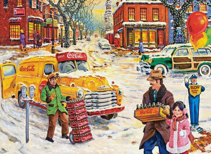 Coca-Cola Delivery Scene — Yellow