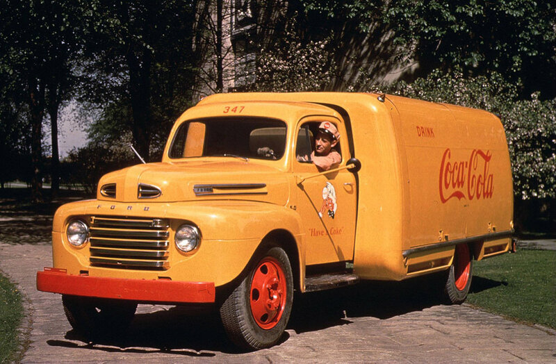 Coca-Cola delivery truck