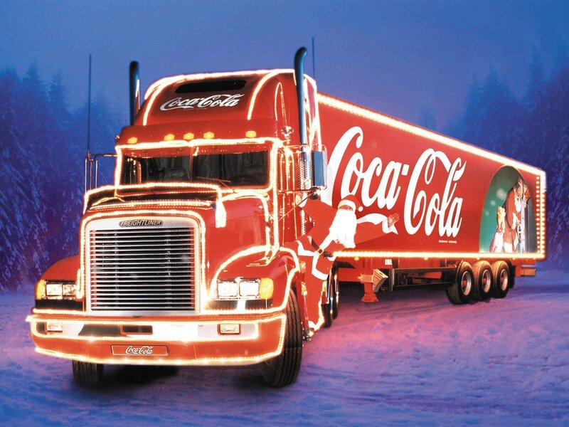 Coca-Cola Delivery Truck — Red