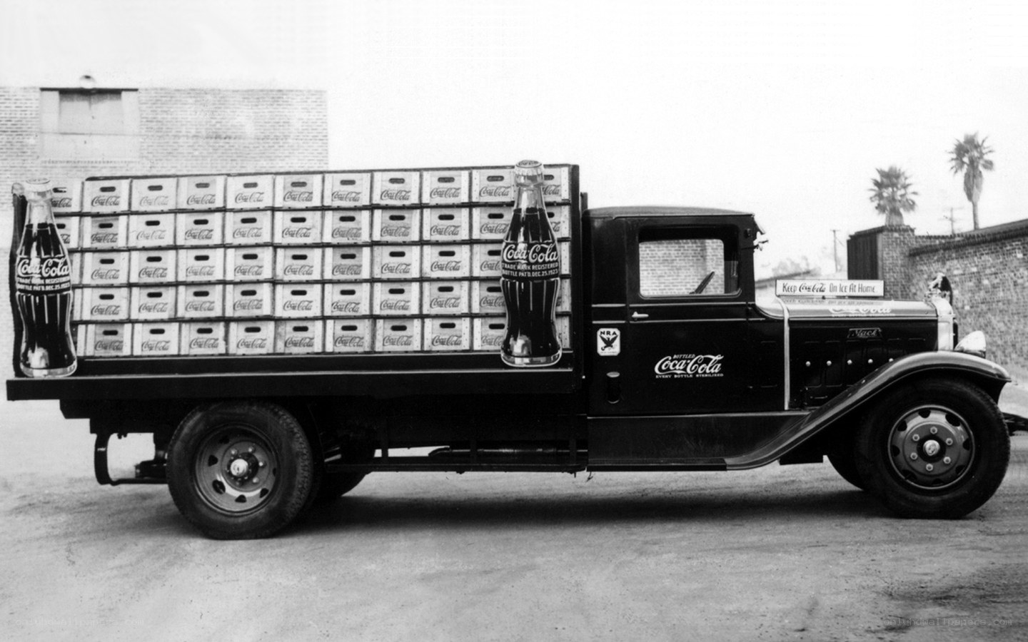Coca-Cola delivery truck