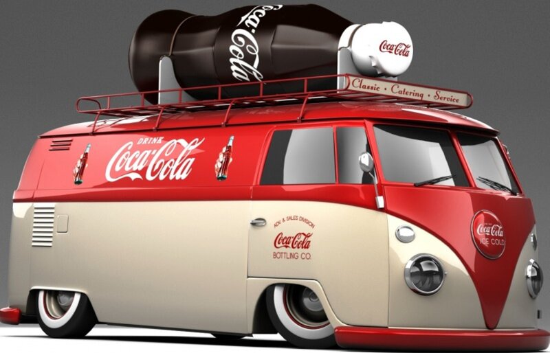 Coca-Cola Delivery Van — Red