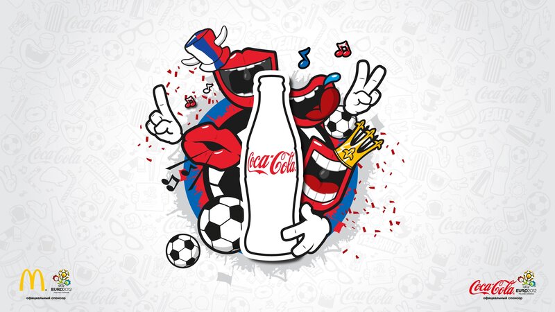 Coca-Cola Euro 2012 promotional art