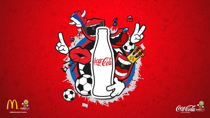 Coca-Cola Euro 2012 promotional art