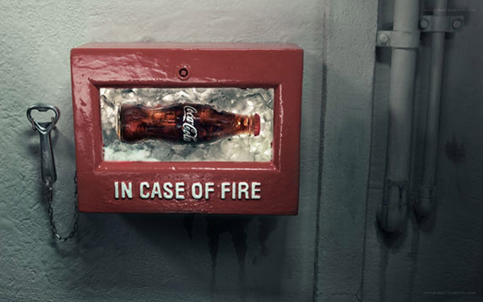Coca-Cola fire extinguisher