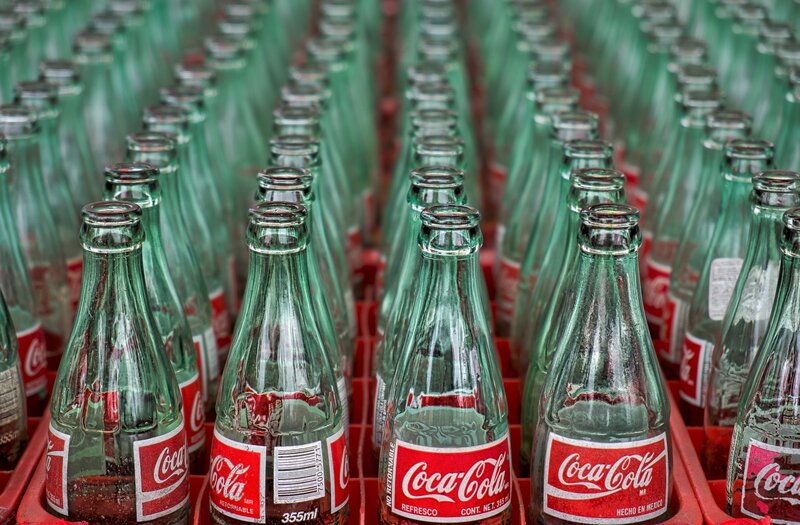 Coca-Cola Glass Bottles — Green