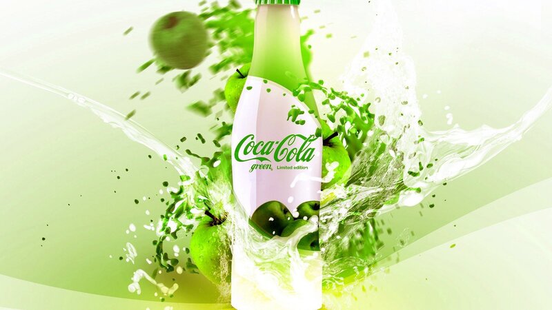 Coca-Cola Green Bottle