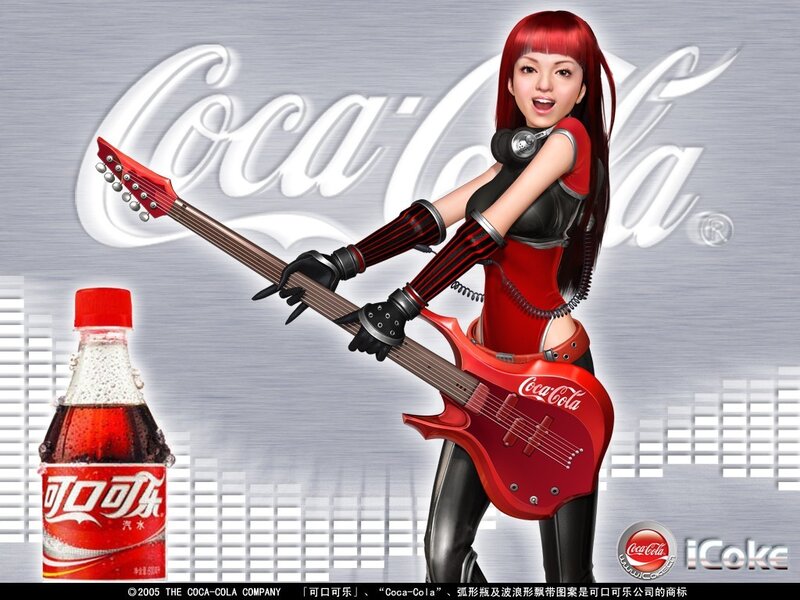 Coca-Cola iCoke promotional art
