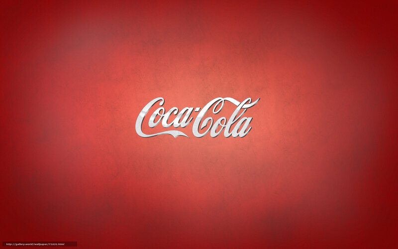 Coca-Cola logo on red background