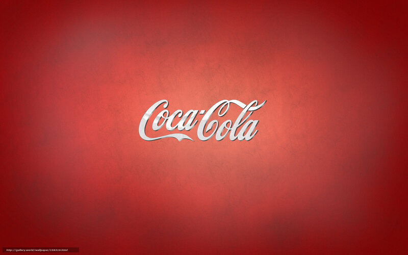 Coca-Cola logo on red