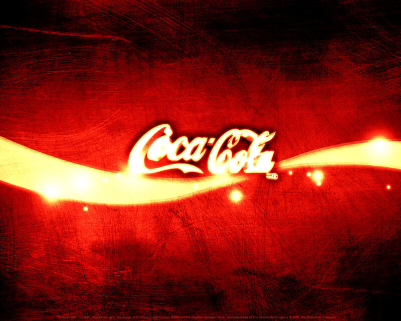 Coca-Cola Logo — Red, Dynamic, Digital Art