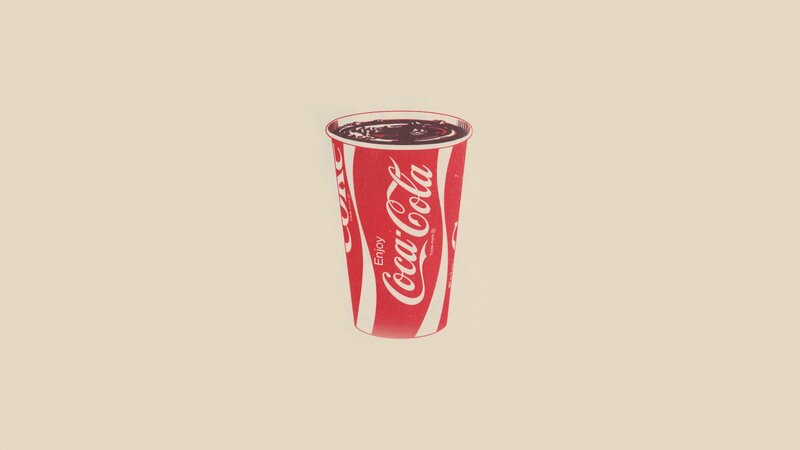 Coca-Cola paper cup