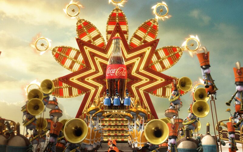 Coca-Cola parade float