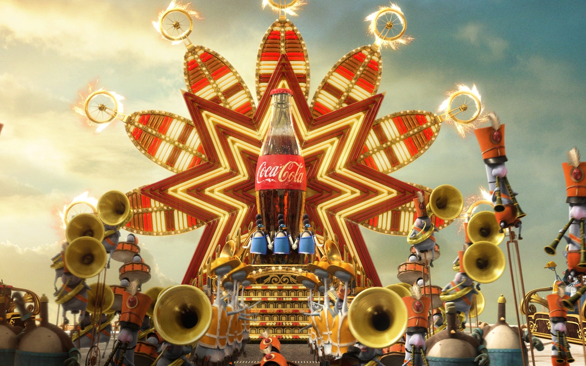 Coca-Cola parade float