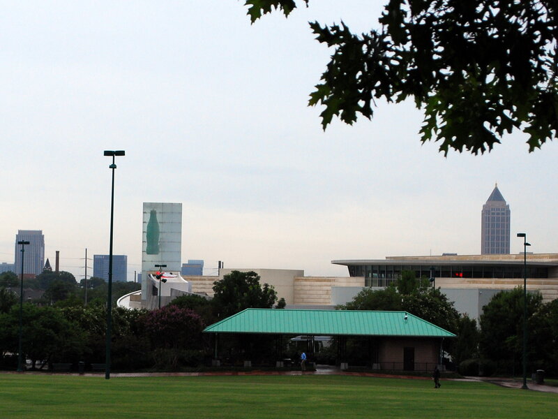 Coca-Cola Sign in Park