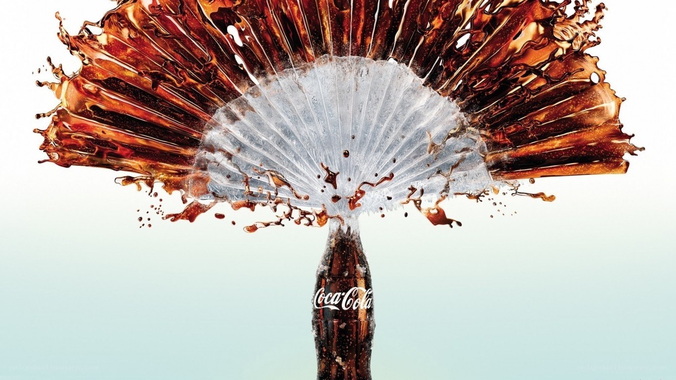 Coca-Cola splash art