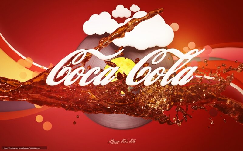 Coca-Cola splash design