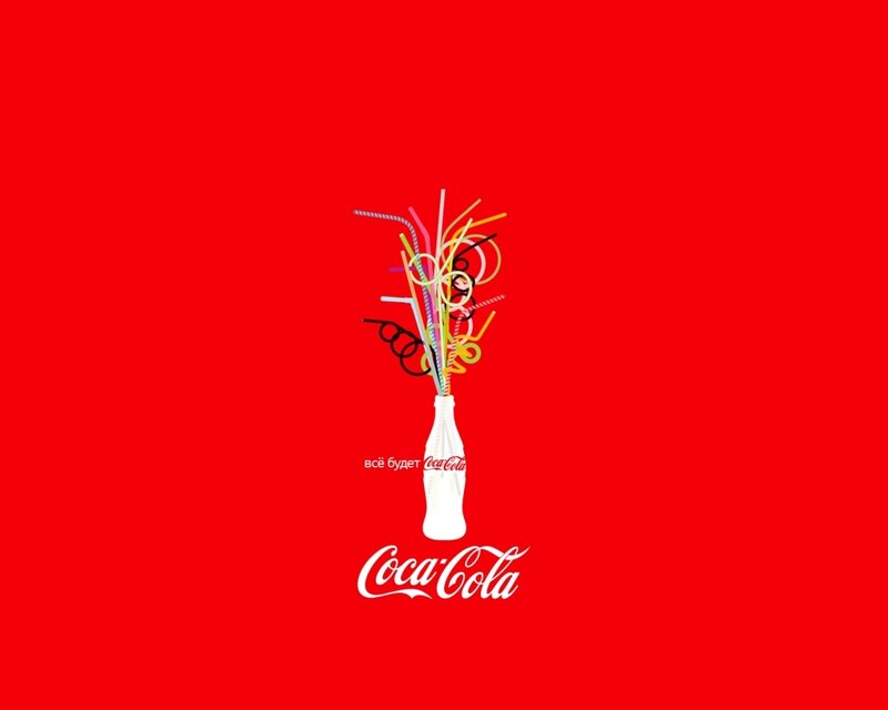 Coca-Cola straw bouquet