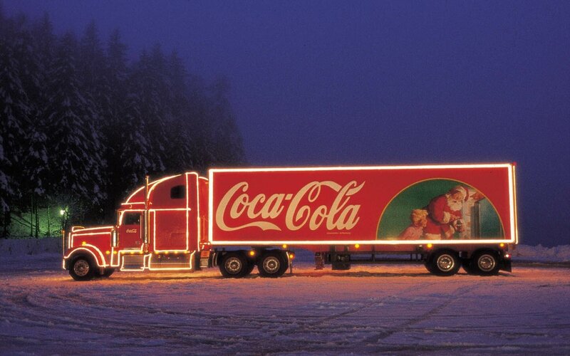 Coca-Cola Truck in Snow