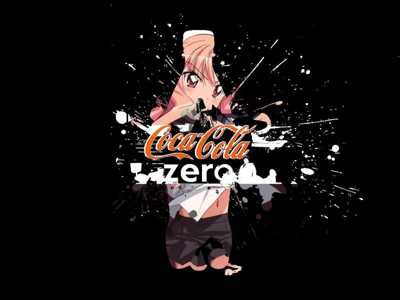 Coca-Cola Zero anime artwork