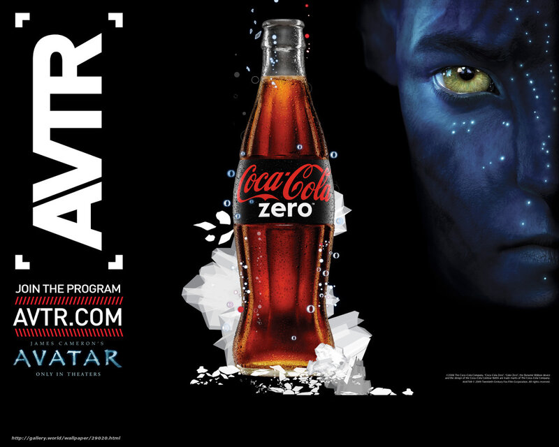 Coca-Cola Zero Avatar promotion
