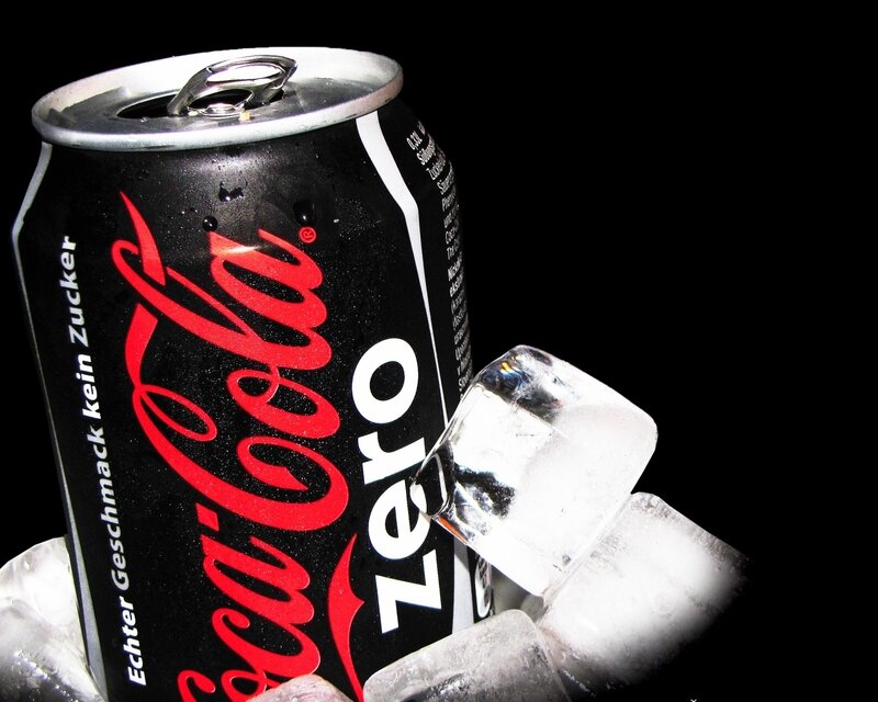 Coca-Cola Zero Can — Black