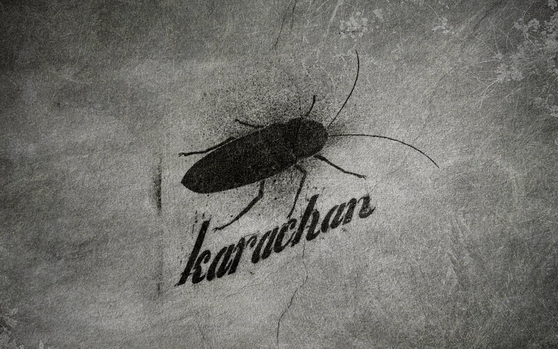 cockroach logo on textured background