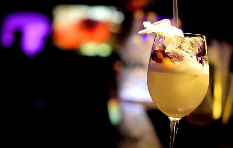Cocktail in a Glass — Yellow, Dramatic