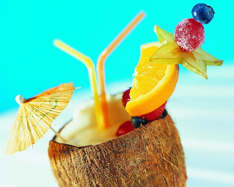 Coconut Drink with Fruit