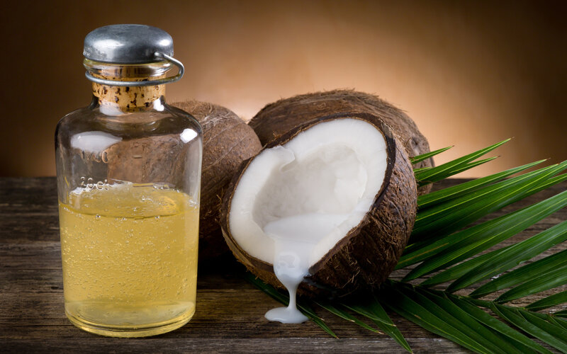 Coconut Oil in Bottle