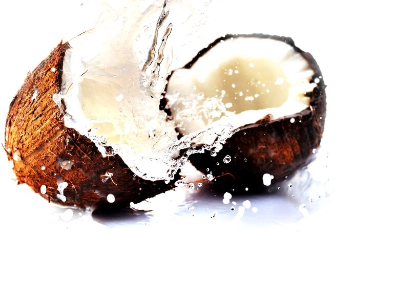 Coconut with Water Splash