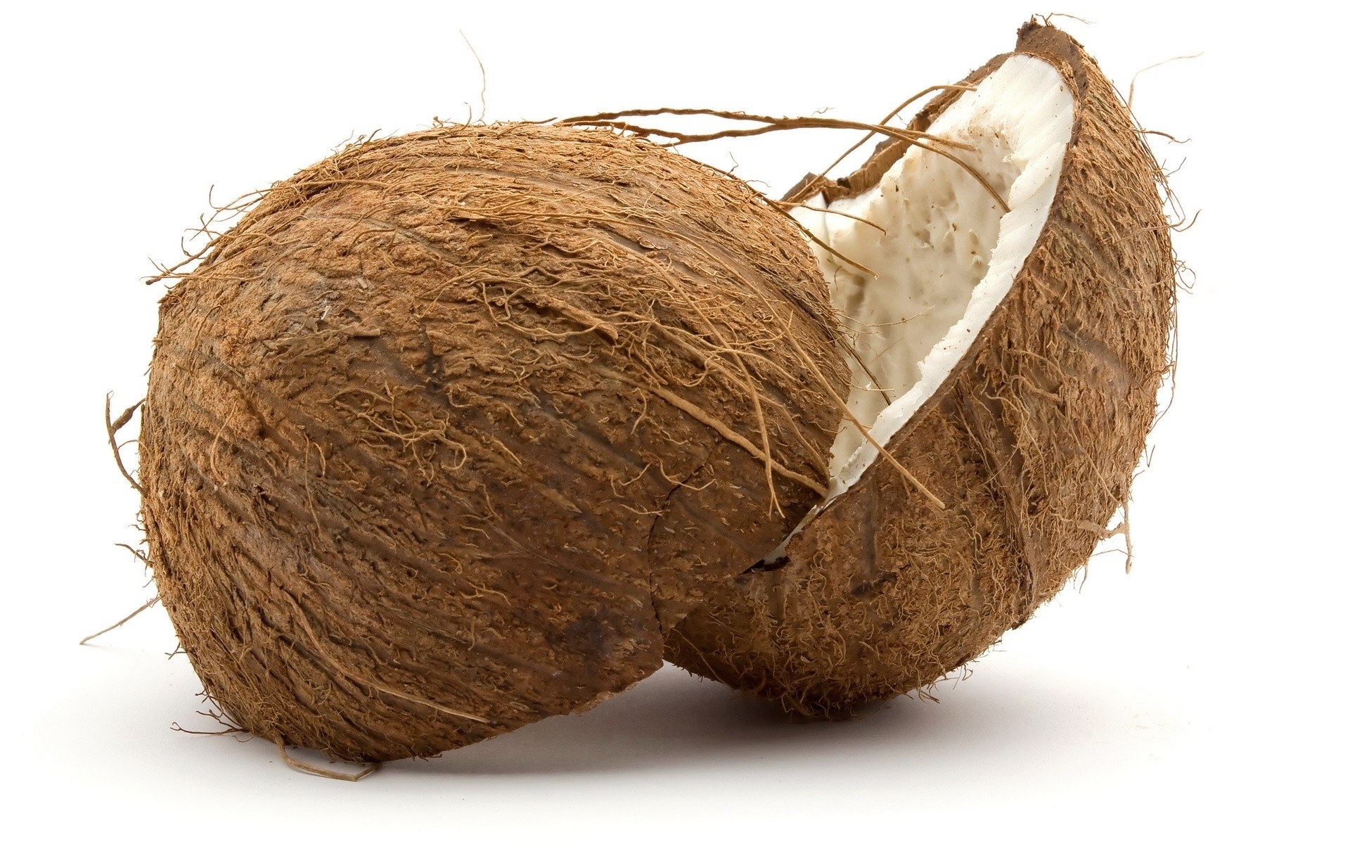 coconut with white flesh
