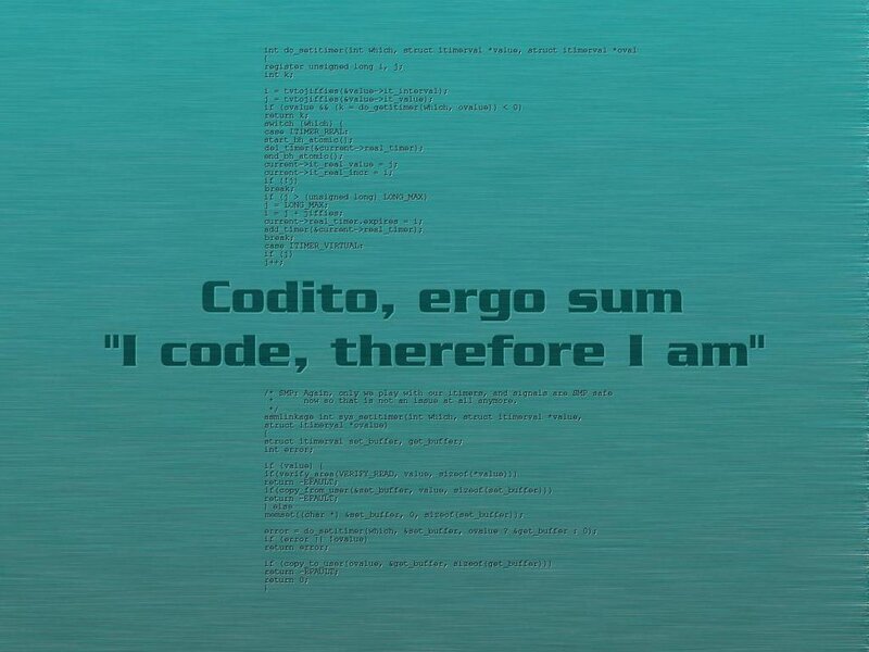 Code and Latin phrase